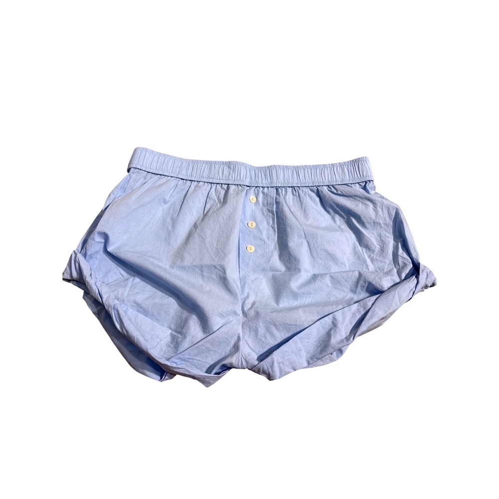 Anthropologie‎ Blue Boxer Sleep Shorts Womens XS